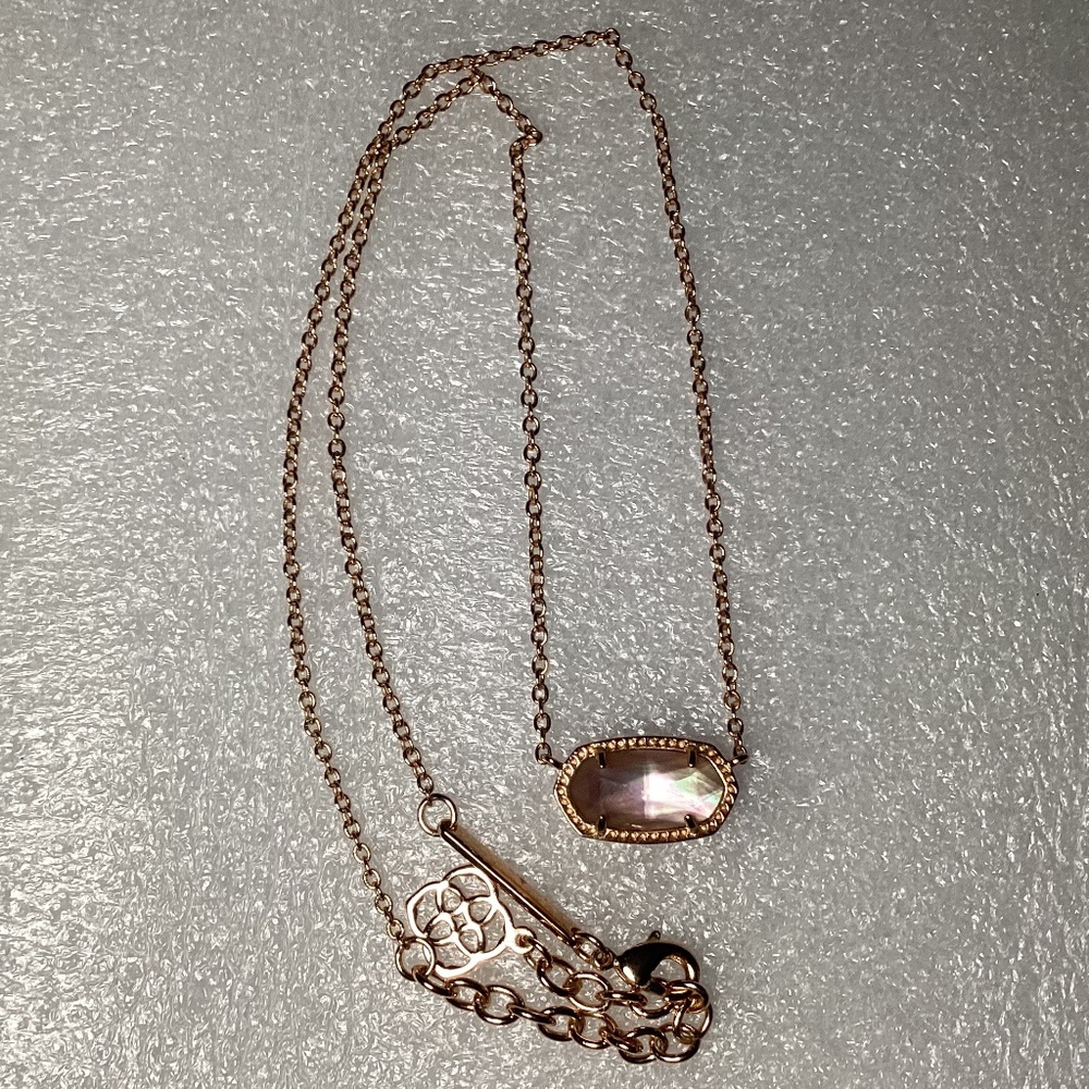 Kendra Scott Elisa Rose Gold Necklace